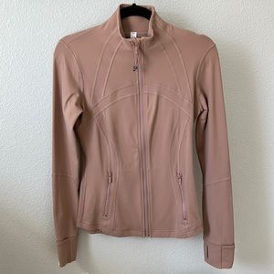 Lululemon Define Jacket Size 6 Luon Full Zip Pink Clay